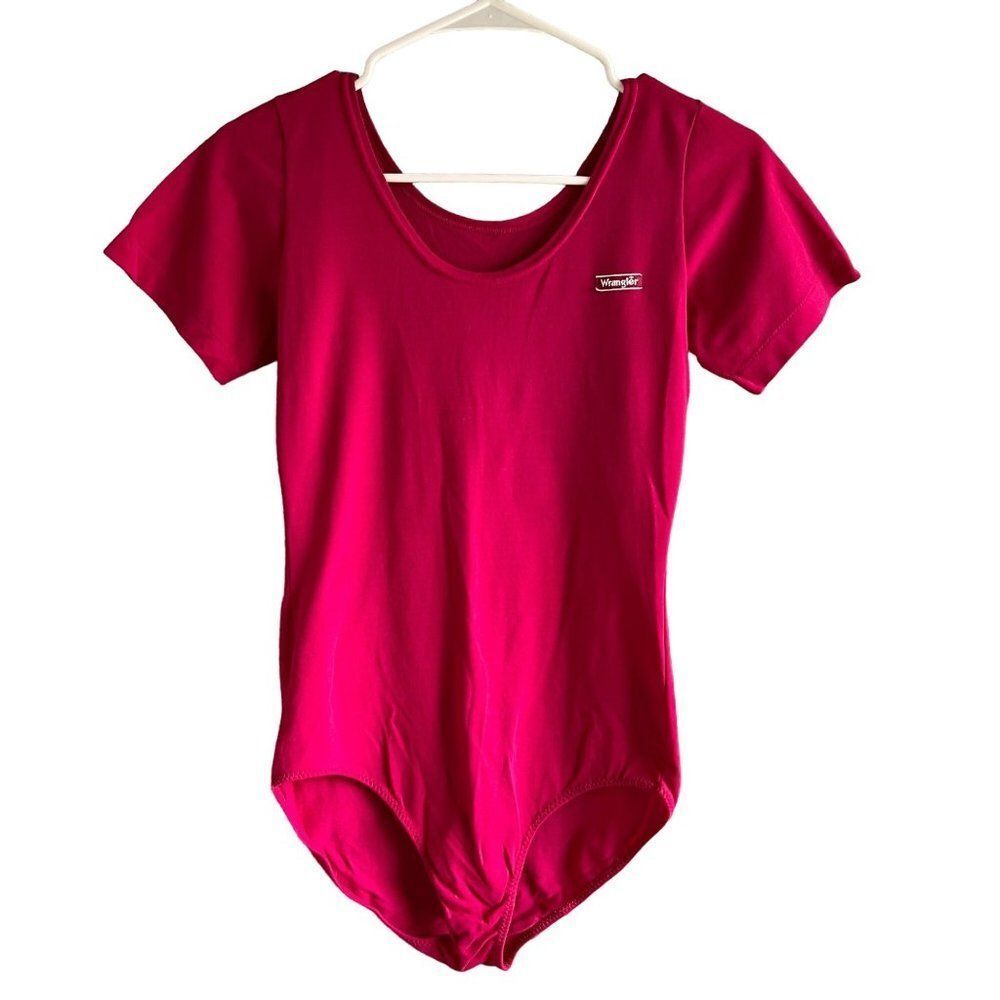 Wrangler Pink Vintage Short Sleeved Bodysuit Size Large